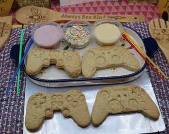 Gluten Free Sugar Cookie Kits, Gaming, Dairy Free, Egg Free, Vegan, Nut Free, Custom Orders, Sugar Free, Boys Birthday Party, Video Control