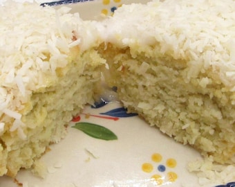 KETO Coconut Cake Loaf, Fruit Flavors, Gluten Free, Dairy Free, Grain Free, Sugar Free, Low Carb, Spring Dessert, Clean Eating, Graduation