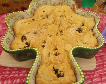 Irish Soda Bread, Gluten Free, Dairy Free, Vegan, Nut Free, Saint Patrick's Day, Coconut Sugar, Sugar Free, Irish Gifts, Clover Shaped