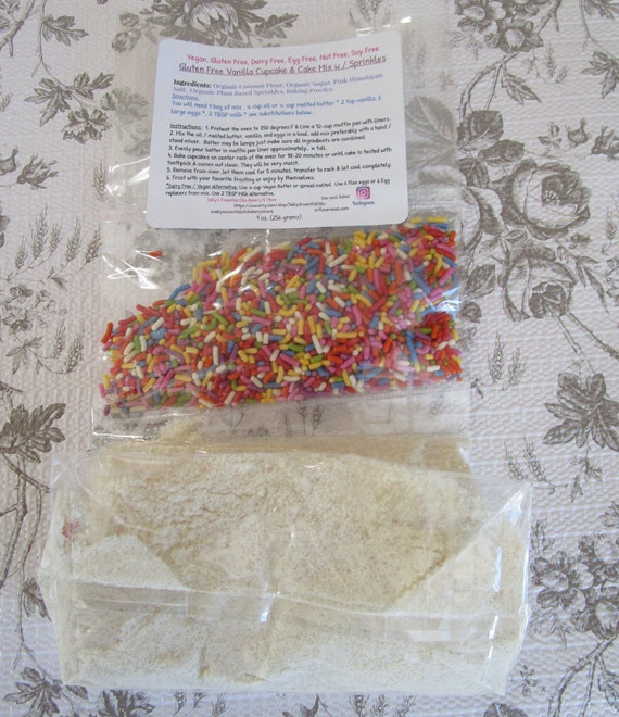 Gluten Free Cake Mix Vanilla Paleo Grain Free Egg Free - Etsy