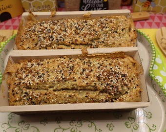 Gluten Free KETO Bread, Grain Free, Dairy Free, Low Carb, No Sugar, Yeast Free, Coconut Free, Preservative Free, Savory, Everything, Fitness