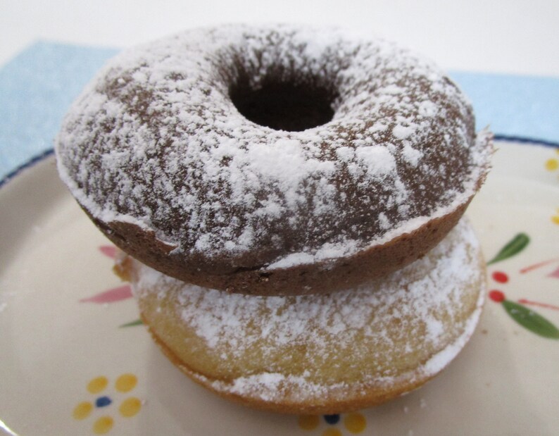 Powdered Donuts Gluten Free Egg Free Chocolate Vanilla Etsy
