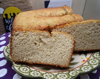 SCD Pound Cake, Paleo, Grain Free, Gluten Free, Dairy Free, Specific Carbohydrate Diet, Low Carb, Coconut Free, Honey, IBS, Digestive,