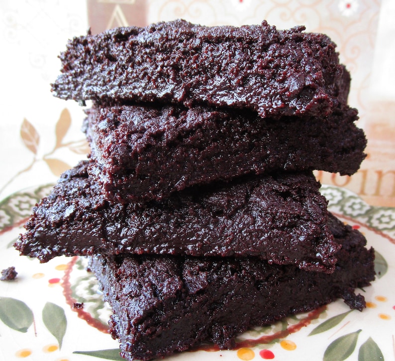 Brownie Paleo Gluten Free Dairy Free Egg Free Vegan Soy Etsy