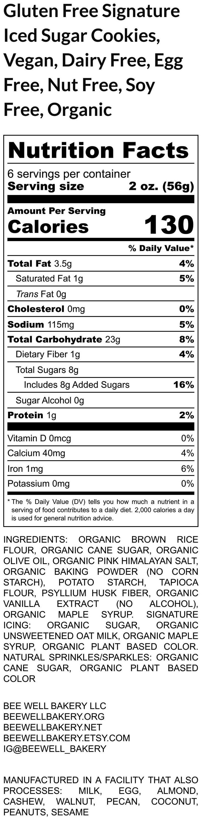 Gluten Free Sugar Cookies, Christmas Assortment, Dairy Free, Egg Free