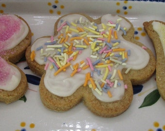 Sugar Free Iced Cookie Sampler, Gluten Free, Dairy Free, Egg Free, Nut Free, Vegan, Erythritol Free, Birthday Dessert, July 4th hostess gift