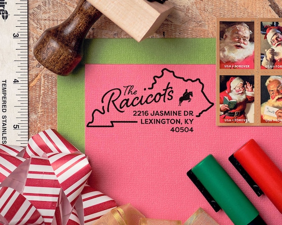 Custom Address Stamp CS3606 – Paper & Pearl