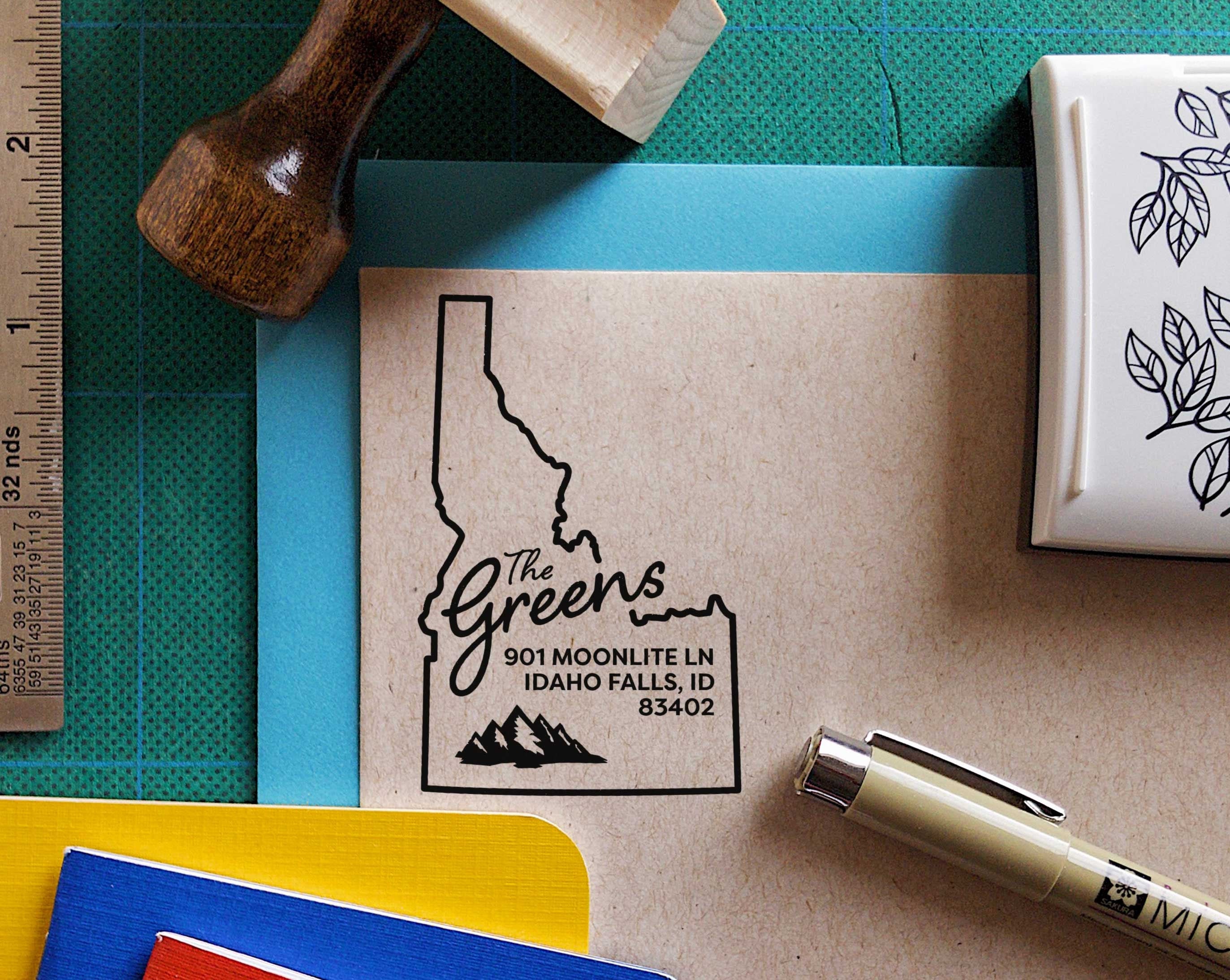 SS-48 Thank You Stamp: Wood Handle, Self-Inking or Pre-Inked