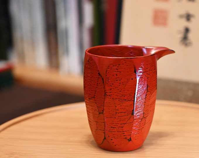 Red Lacquer Fair Cup