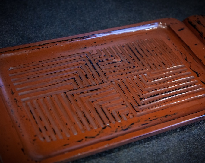 Vtg Art Deco lacquer tray