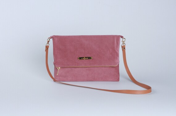 coral shoulder bag