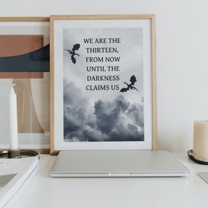 Thron aus Glas A3 Poster, offiziell lizenziert, wir sind die dreizehn, Manon Blackbeak, Abraxos, Kunst, Bücherwurm Geschenke, Buchliebhaber Geschenk
