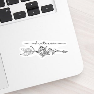 ACOTAR Feyre the huntress officially licensed sticker, SJM merch, the night court, ACOMAF, clear stickers, bookish sticker