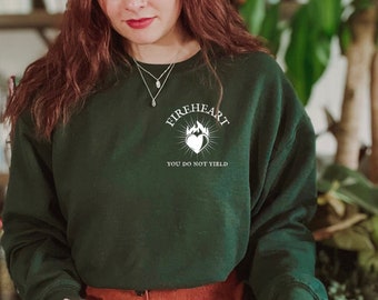 Fireheart Sweatshirt: Officially Licensed Sarah J. Maas Bookish Gift