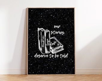 ACOSF Nesta Emerie Gwyn Print: ACOTAR leesgrage kunst (digitale download)