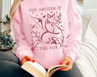Archer and Fox Sweatshirt: Bookish Fantasy Reader Jumper
