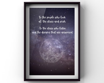 ACOTAR Velaris Print: Rhys and Feyre, Night Court Art