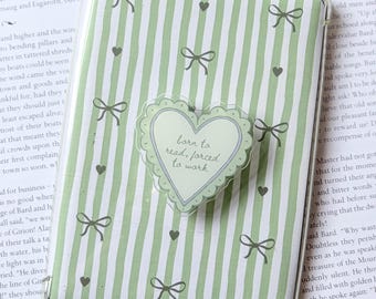 Born to read Kindle/Phone-Griff: selbstklebende E-Reader-Griffe aus Acryl