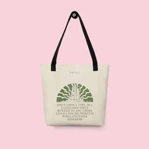 Throne of glass Terrasen tote bag, bookish gifts, sjm merch, book bag, fantasy books, TOG merch
