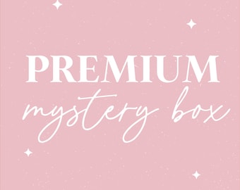 Premium mystery box, blind bag, book themed mystery box, fantasy books, reader gifts, fan art, bookish gifts