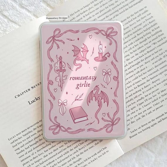 Romantasy girly Kindle insert