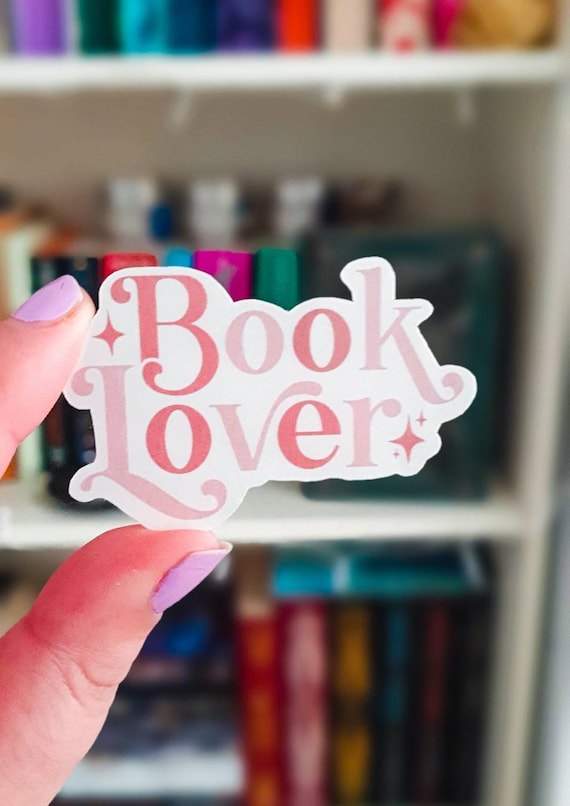 Book Lover Pink Kindle Sticker Bookish Gifts, Bookish Sticker, Romance Book  Decal, Bookish Stickers, Kindle Stickers, Bookworm Sticker 