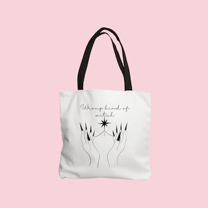 Throne of glass Manon tote bag / officially licensed Sarah J Maas, bookish gifts, manon blackbeak, book bag, fantasy books, TOG merch