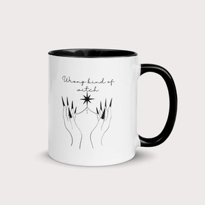 Mug trône de céramique / sous licence officielle, mauvais type de tasse de sorcière, Manon Blackbeak, tasses livresques, cadeaux de rat de bibliothèque, cadeaux de lecteur