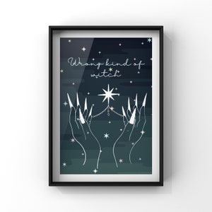 Thron aus Glas falscher Hexe Druck / offiziell lizenziertes SJM, Manon Blackbeak, Abraxos, Bücherwurm Geschenk, Buchliebhaber Geschenk, SJM Merch