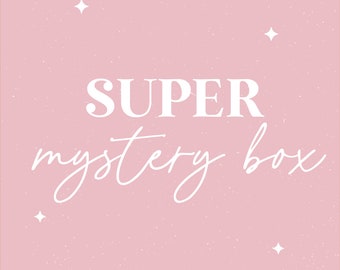 Super mystery box, blind bag, book themed mystery box, fantasy books, reader gifts, fan art, bookish gifts