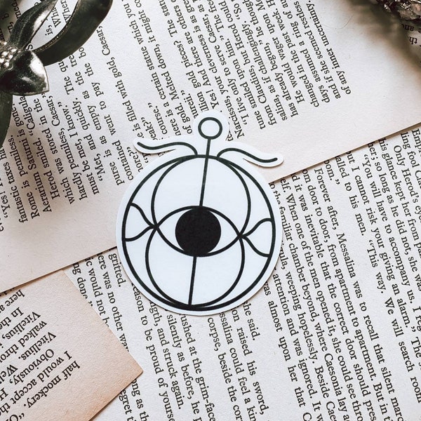 Eye of elena sticker, Throne of glass officially licensed, Aelin Galanthius, bookish gifts, book stickers, sjm merch, reader gift, fan art