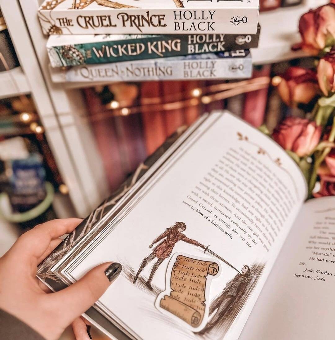 Jude Scroll Bookish Sticker - Etsy