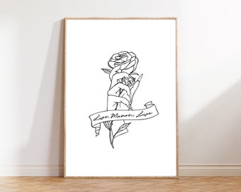 Impresión de Manon Pico Negro: Trono de Cristal, SJM Bookish Art (Descarga digital)