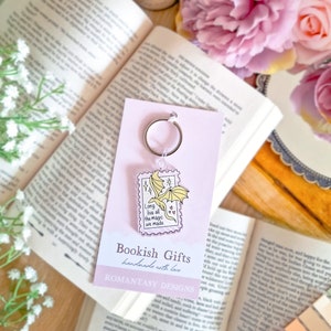 Lang leve drakensleutelhanger/fantasiesleutelhangers geïllustreerde bladwijzer/boekenwurmcadeaus, lezerscadeaus