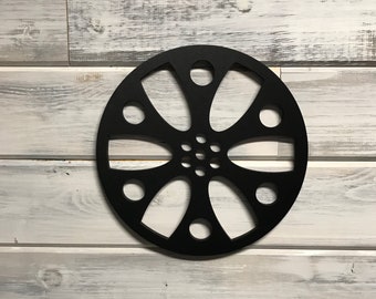 Movie Reel / Home Theatre Decor / Movie Sign (11.5&quot; Diameter)