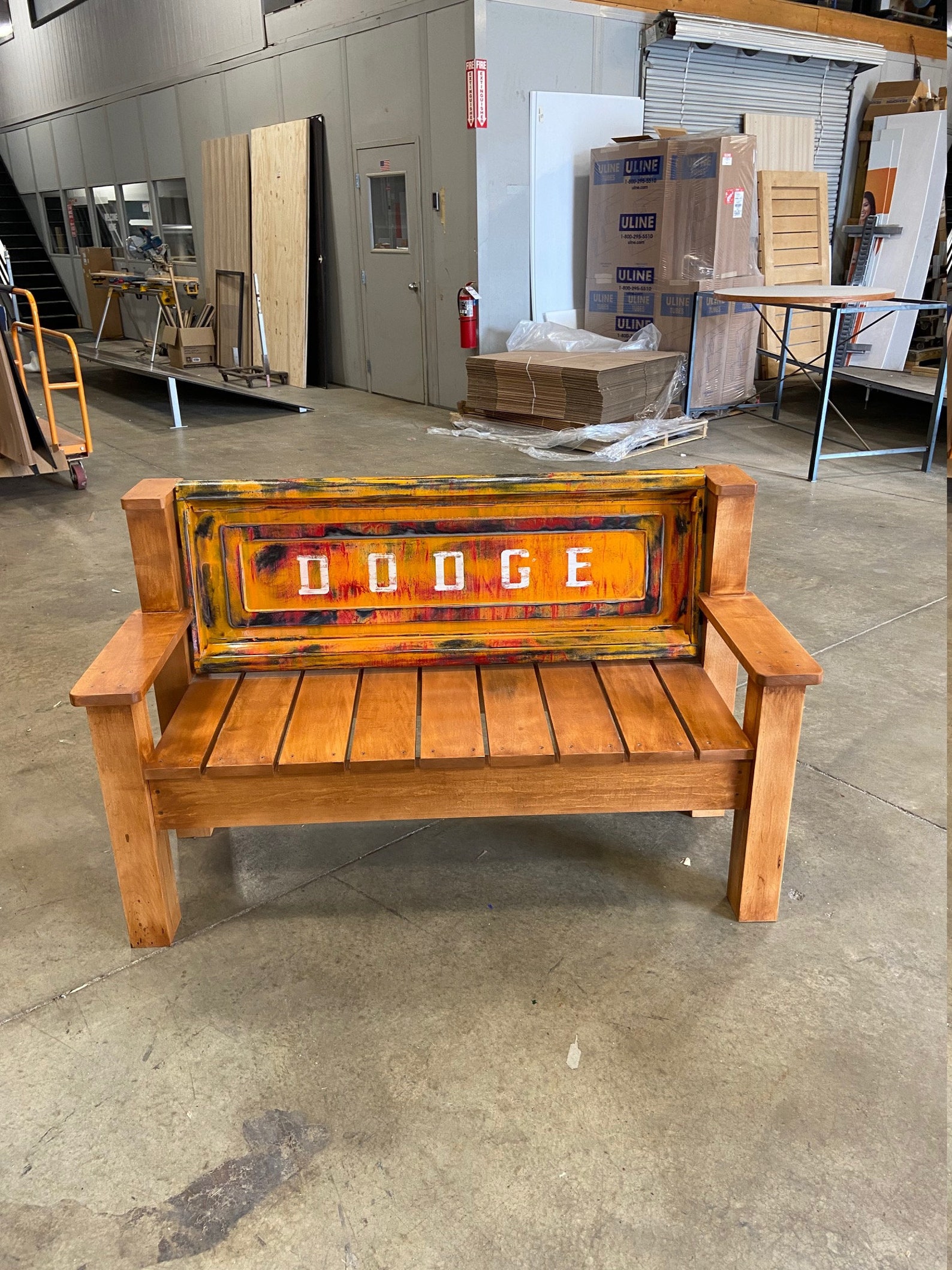Rustic Truck Tailgate Bench Etsy