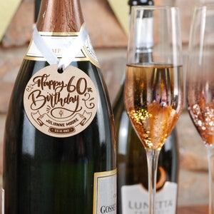 60er Geburtstag Geschenkanhänger - 60er Geburtstag Geschenkanhänger - 60er Jahre Dekoration - 60er Geburtstag Geschenk für Männer - 60er Jahre Geschenke für Frauen