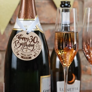 Etiquettes cadeaux en bois pour 30e anniversaire. Idée cadeau pour un 30e anniversaire. Décorations du 30e anniversaire. Cadeau de 30 ans pour elle. Cadeau 30e anniversaire pour lui