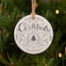 Our first Christmas together ornament. Engagement Christmas ornament. First Christmas engaged ornament. Christmas presents for boyfriend.