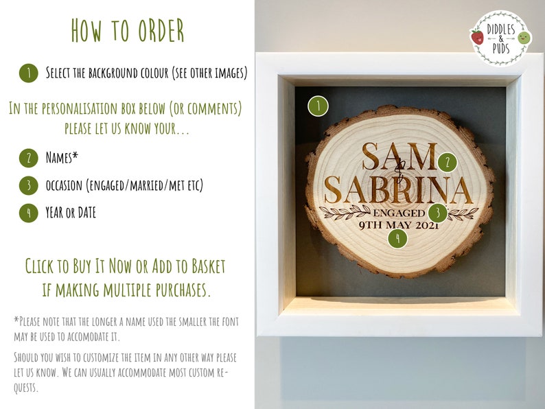 Visually impaired? Please message us and we will do all that we can to aid you in the ordering process.