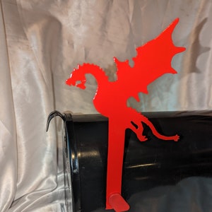 Dragon V1 Mailbox Flag, Decorative Mailbox Flag, Metal Dragon V1 Mailbox Decoration