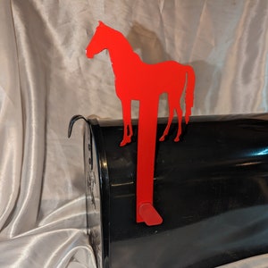 Horse Mailbox Flag, Decorative Mailbox Flag, Metal Horse Mailbox Decoration
