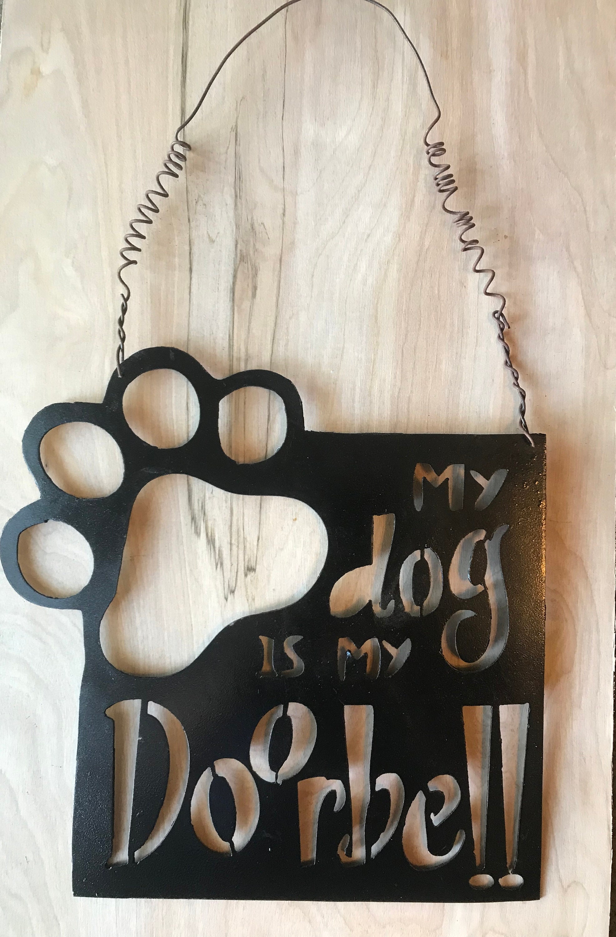 My Dog is my Doorbell Wall Hanger Etsy