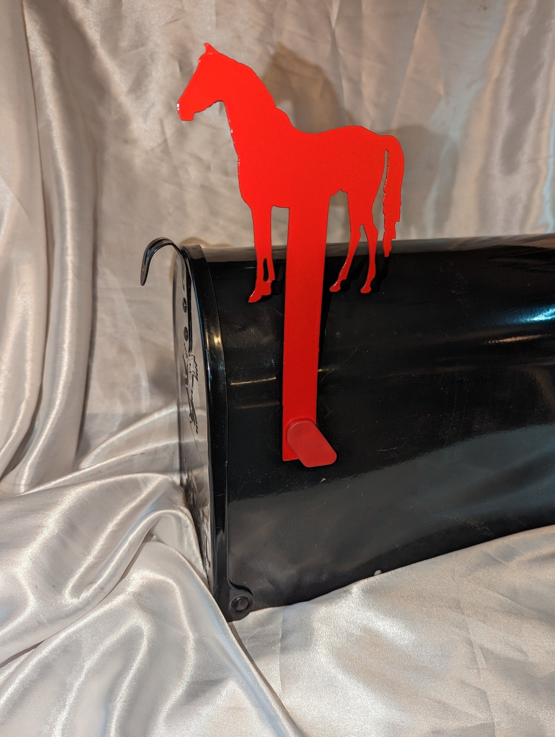 Horse Mailbox Flag, Decorative Mailbox Flag, Metal Horse Mailbox