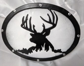 Illinois Deer Truck Hitch Cover Hunting Pin 