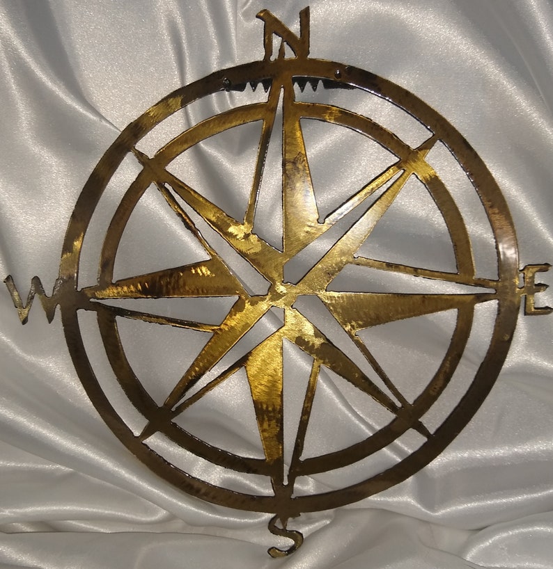 Nautical Compass Wall Hanging Etsy