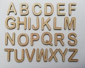 Arial Rounded Font Wooden Letters Laser Cut MDF 5cm 7.5cm 10cm 12.5cm 15cm 20cm 25cm 30cm high wood letters - Perfect for signs craft use