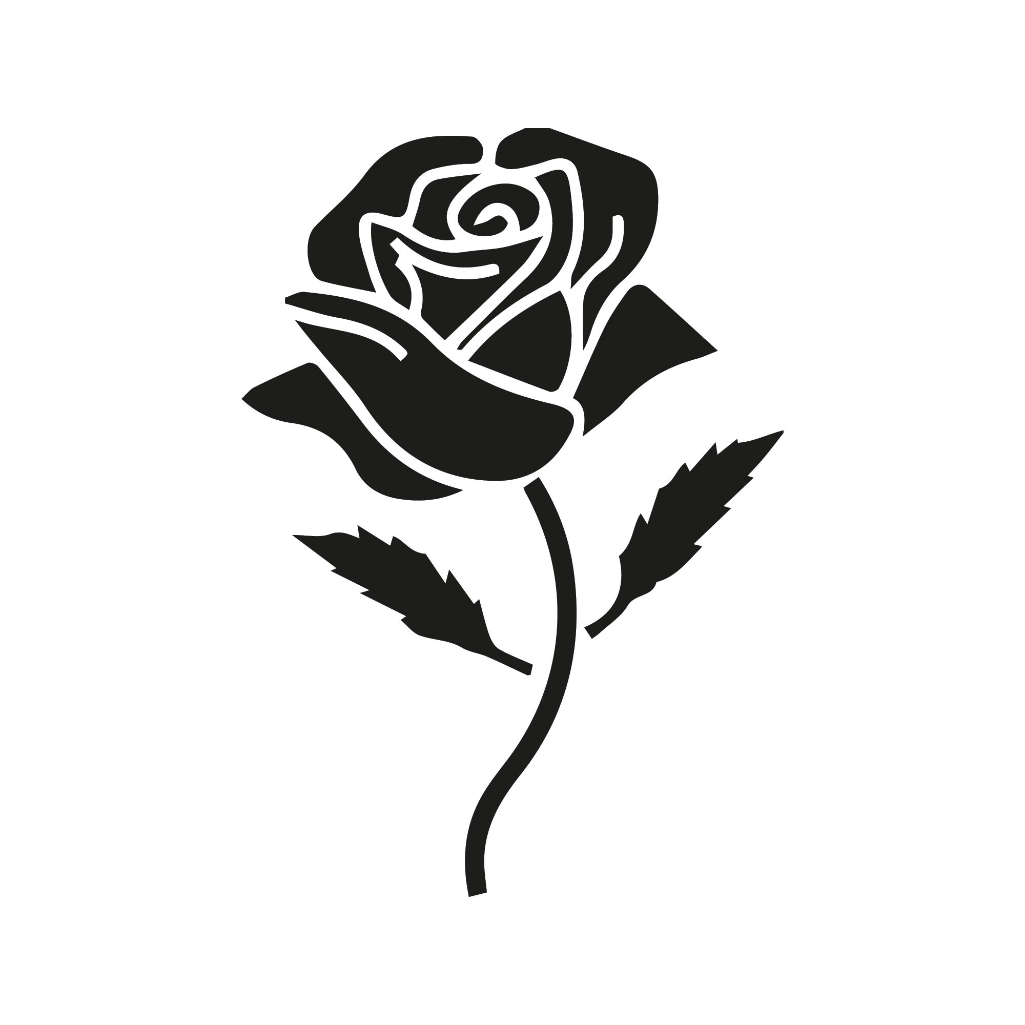Rose Reusable Stencil 190micron Mylar A7 A6 A5 A4 A3 Etsy UK