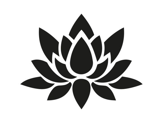 Lotus Flower Stencil Reusable Mylar Sheet 10 14 28 Etsy