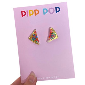 Fairy Bread Stud Earrings | Australian Earrings | Aussie Icon Earrings | Statement Aussie Earrings | Fun Earrings | Acrylic Earrings
